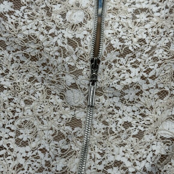 🆕 BRONX & BANCO 🧿 NWOT Courtney Long Sleeve White Lace Mini Dress - Size XL/10 - Picture 16 of 16